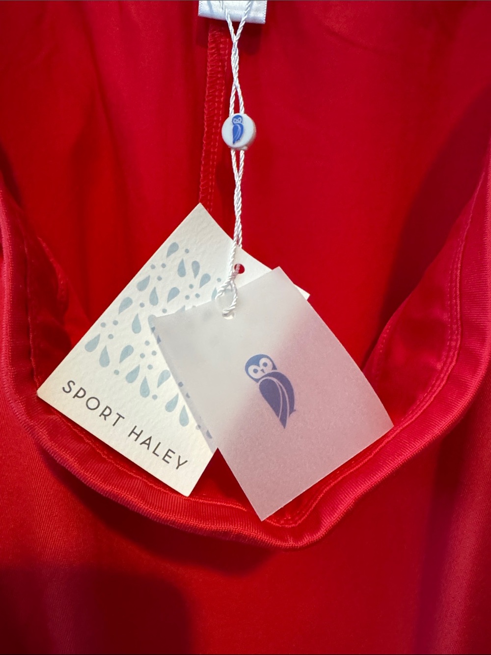 Sport Haley Red Skater Skirt with White Trim - Picture 6 of 7